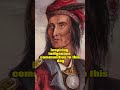 chief tecumseh a shawnee leader