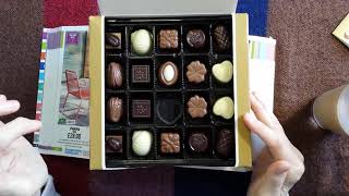 ASMR | Chocolate (Candy) Unboxing / Tasting & Whispered Magazine Browsing Page Turning & Coffee!