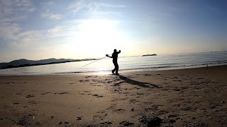 三河湾DEキスの投げ釣り