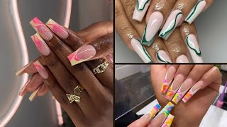 Nail Perfection! These Designs Will WOW You#ViralNails#AcrylicNails#GelNails #ManiMonday#NailAddict