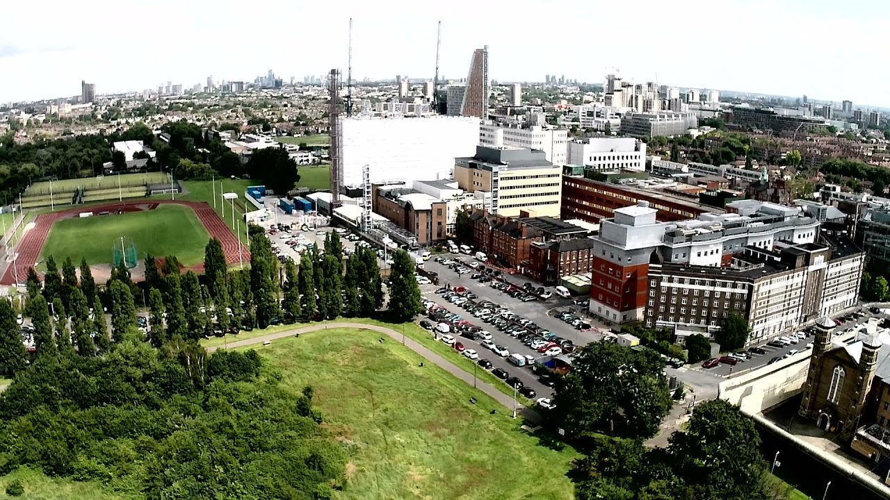 KAP - AERIAL VIEW Of Hammersmith Hospital, Wormwood Scrubs & London ...