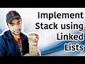 How to Implement a Stack using a Linked List | Step by step with animations | Study Algorithms
