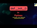 Python Magic Method __init__ – What It Does and Why You Need It