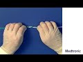 guide de suture medtronic le noeud de chirurgien