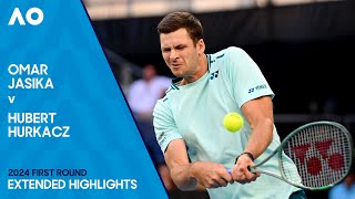 Omar Jasika v Hubert Hurkacz Extended Highlights | Australian Open 2024 First Round