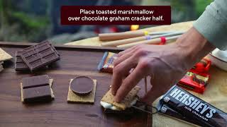 How to Make S'mores Over a Campfire | Hersheyland