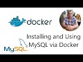 Create a Docker MySQL Database with Visual Studio Code and Remote Development SSH.