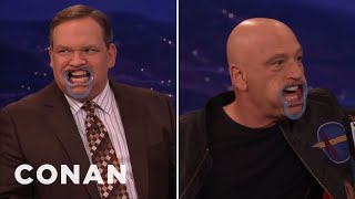 Howie Mandel And Andy Take The Mouthguard Challenge | CONAN on TBS