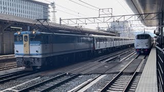 【甲種輸送】9866レ EF65 2127 +大江戸線12-841F