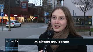 Aláírást gyűjtenek – ZTV Híradó 2020-03-04