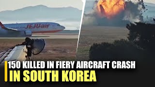 Breaking News :150 killed in fiery aircraft crash at South Korea's Muan International Airport