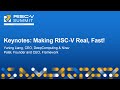 Keynote: Making RISC-V Real, Fast! - Yuning Liang, CEO, DeepComputing & Nirav Patel, Framework