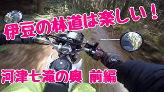 [モトブログ]KLX125伊豆林道探検 kawasaki 河津 オフロード