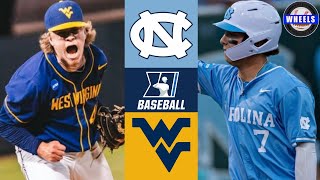 #4 North Carolina vs West Virginia | Supers G2 | 2024 College Baseball Highlight