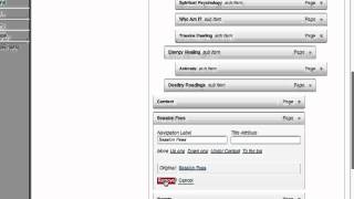 Wordpress - Menus and Widgets