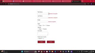 Form validation Javascript part 2
