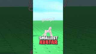 The SMALLEST Avatar In Roblox.