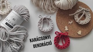 Hogyan horgolj egyszerű mini karácsonyi dekorációkat? 🎄 | Lépésről lépésre útmutató