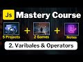 2. Variables , Data Types & Operators In JavaScript In Hindi || #javascript