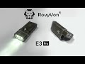 Rovyvon E3 Pro Hybrid EDC Flash Light Unboxing and Review!