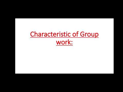 What are some characteristics of a group in transition?