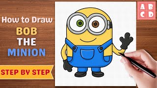 How to Draw Bob the Minion | AnyBodyCanDraw with Sata