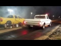 sleeper c10 chevy pickup vs supercharged dodge srt10 pickup