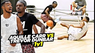 Aquille Carr vs Trevor Dunbar 1v1!! The Crime Stopper vs Shift Team General EPIC BATTLE!