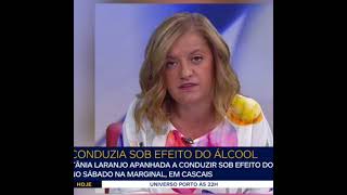 Tânia Laranjo apanhada com álcool taxa crime