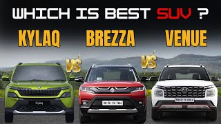 Skoda Kylaq Vs Brezza Vs Venue | Which is Best ? | Antique Auto Car