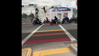 Rainbow crosswalk vandal arrested