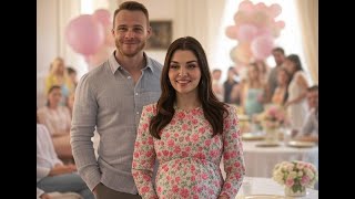 Hande Erçel and Kerem Bürsin celebrate an emotional baby shower with family