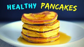3 Ingredient Healthy Pancakes (3 WAYS! GLUTEN FREE!)