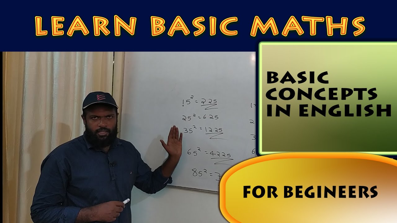Basic Concepts Of Mathematics Youtube