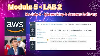 AWS Cloud Foundation | Module 5- LAB 2 Build your VPC and Launch a Web Server