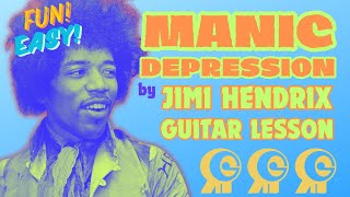 Manic Depression by Jimi Hendrix Guitar Lesson Tutorial