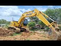 รีวิว komatsu pc200 8mo ระบบเต็ม พร้อมลุย ยังไม่มีคู่ครอง excavator