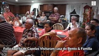 Folia da Vila de Capelas Visitaram Bento  e Família nos EUA