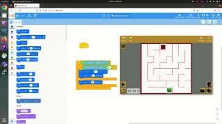 Dynamic wall maze - Robotic Simulation Code
