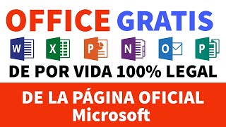 ✅INSTALAR Microsoft OFFICE GRATIS de Por Vida en 2025 100% LEGAL De la Pagina OFICIAL de Microsoft