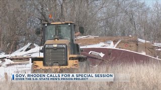 Gov. Rhoden Calls For A Special Session Over The South Dakota State Men's Prison Project