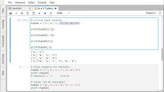 7 Tutorial 7 Python Tuples