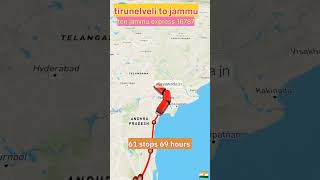 tirunelveli to jammu express train #tamil #tirunelveli #jammu #train #travel #trending #shorts