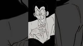 Lupin the Third appreciating his three whole friends