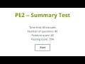 Python Essentials 2 Summary Test with explanation