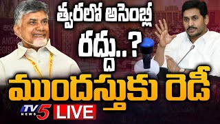 LIVE: త్వరలో అసెంబ్లీ రద్దు..? ముందస్తుకు రెడీ.? | YSRCP | CM YS Jagan | AP Assembly | TV5 News