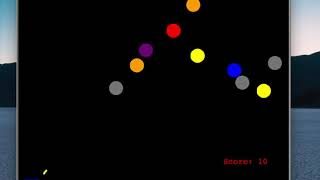 Simple Cannon balloon shooting game with Python 3 and Turtle.