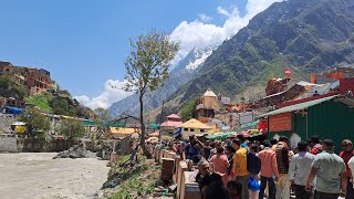 live:প্রচন্ড ভিড়ে বদরিনাথ মন্দির থেকে/Badrinath Temple Uttarkhand