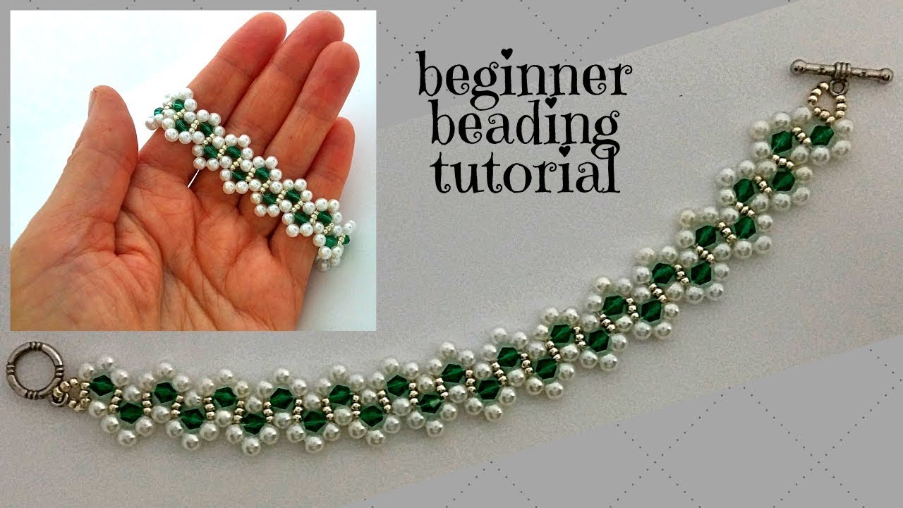 Easy Beaded Bracelet Pattern. DIY Beaded Bracelet. Beading Tutorial ...