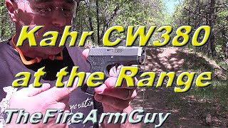 Kahr CW380 at the Range - Best Handgun in .380 - TheFireArmGuy